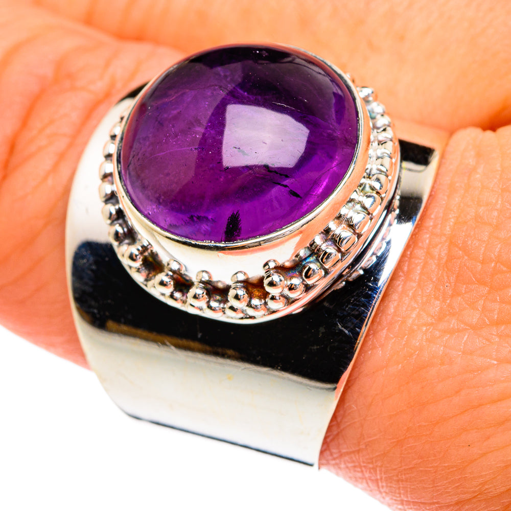 Amethyst Rings handcrafted by Anasilvercos - RING77311