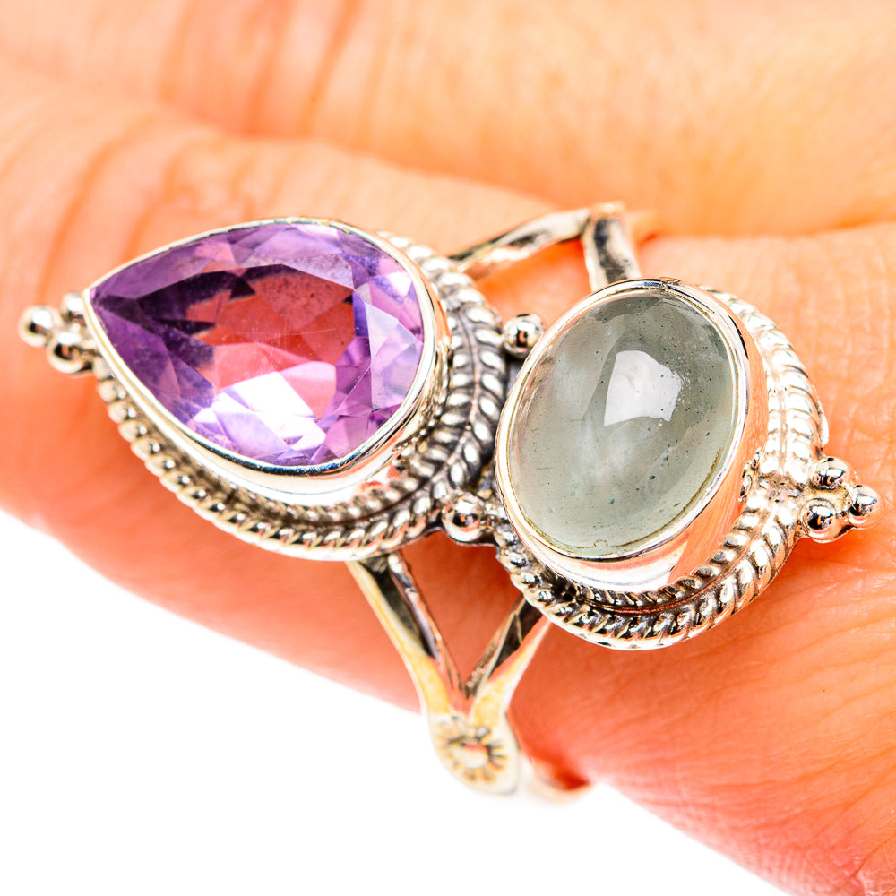 Aquamarine Rings handcrafted by Anasilvercos - RING77318