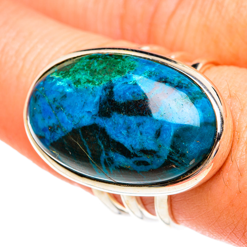Chrysocolla Rings handcrafted by Anasilvercos - RING77329