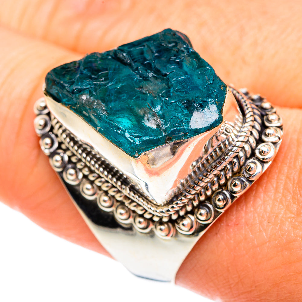 Apatite Rings handcrafted by Anasilvercos - RING77333