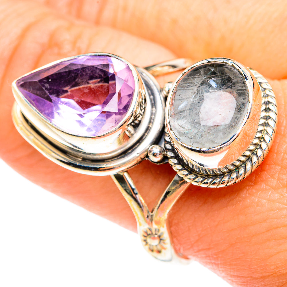 Aquamarine Rings handcrafted by Anasilvercos - RING77354