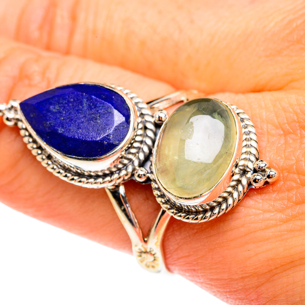 Prehnite Rings handcrafted by Anasilvercos - RING77355