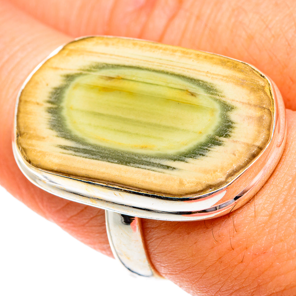 Willow Creek Jasper Rings handcrafted by Anasilvercos - RING77357