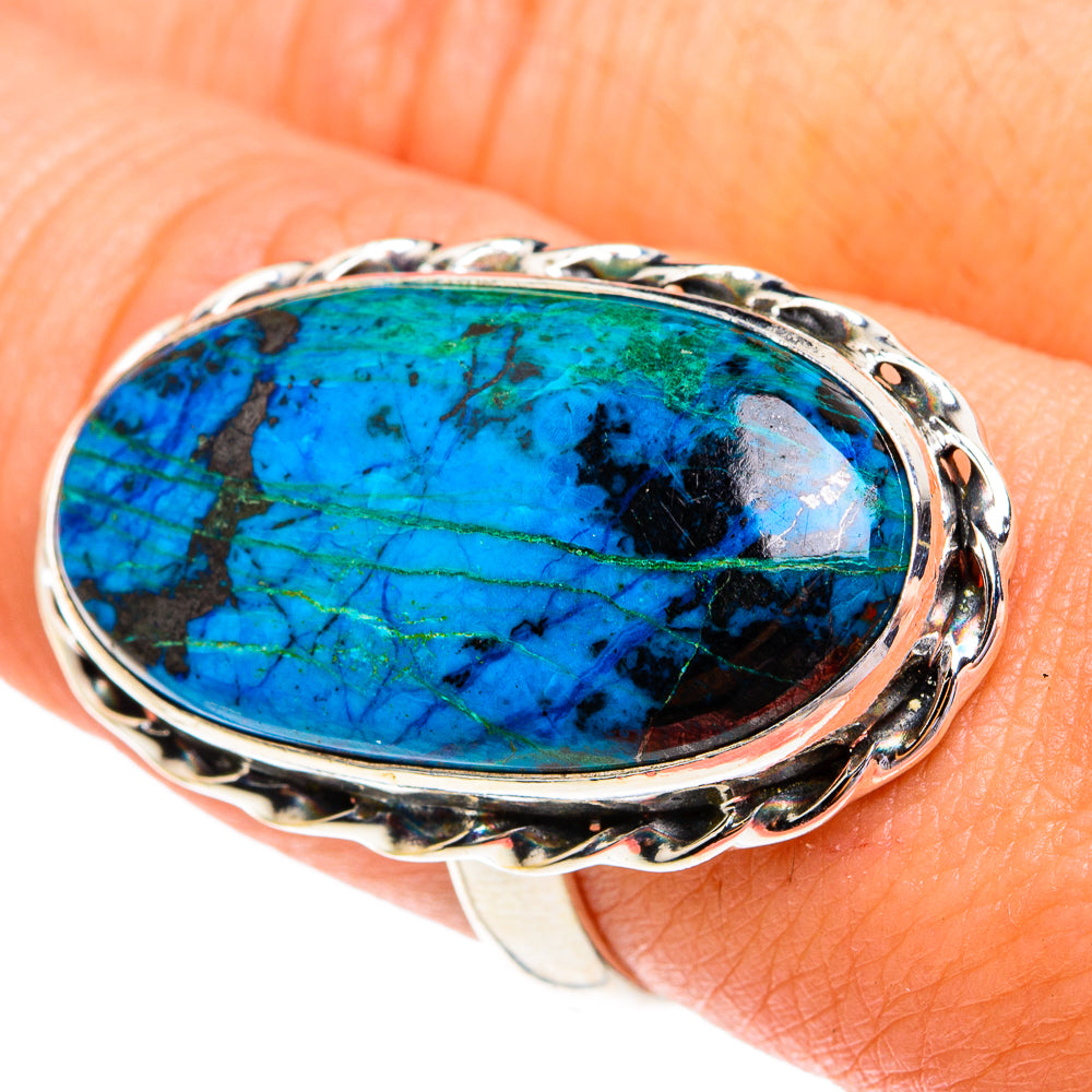 Shattuckite Rings handcrafted by Anasilvercos - RING77367