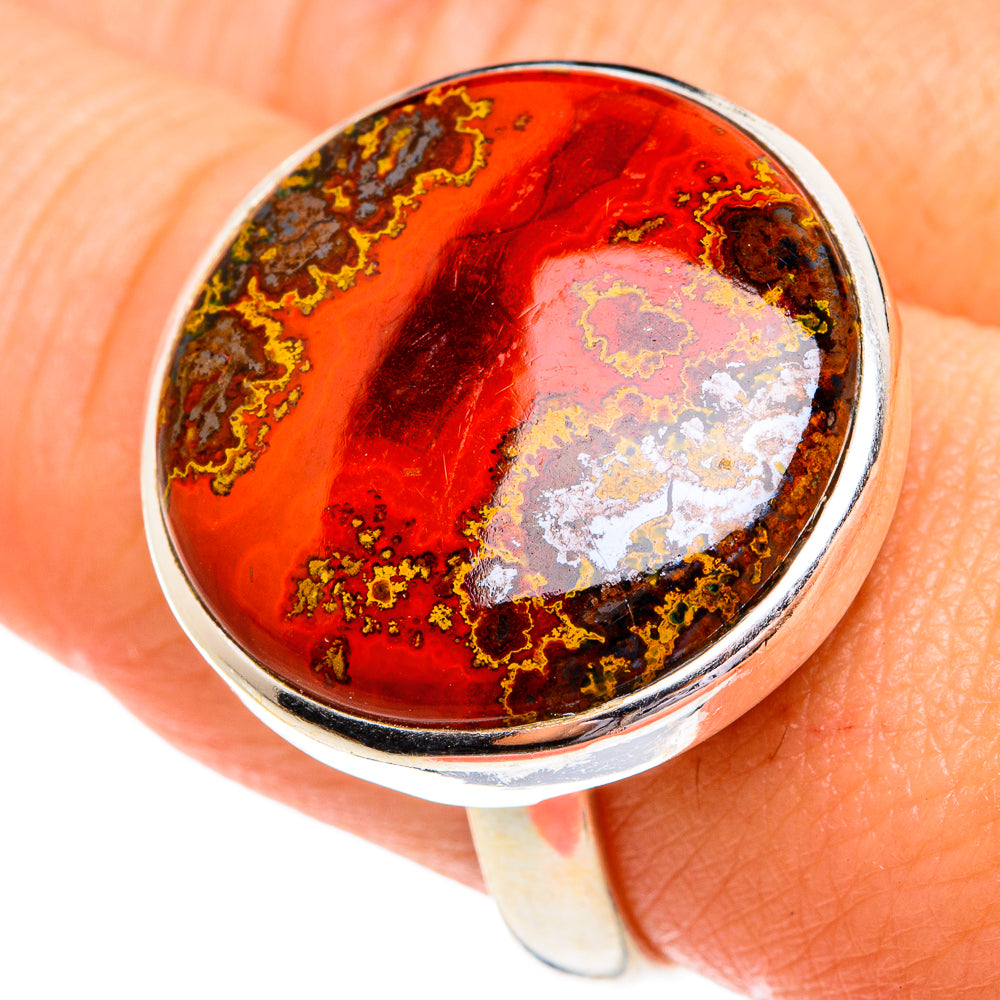 Moroccan Agate Rings handcrafted by Anasilvercos - RING77370