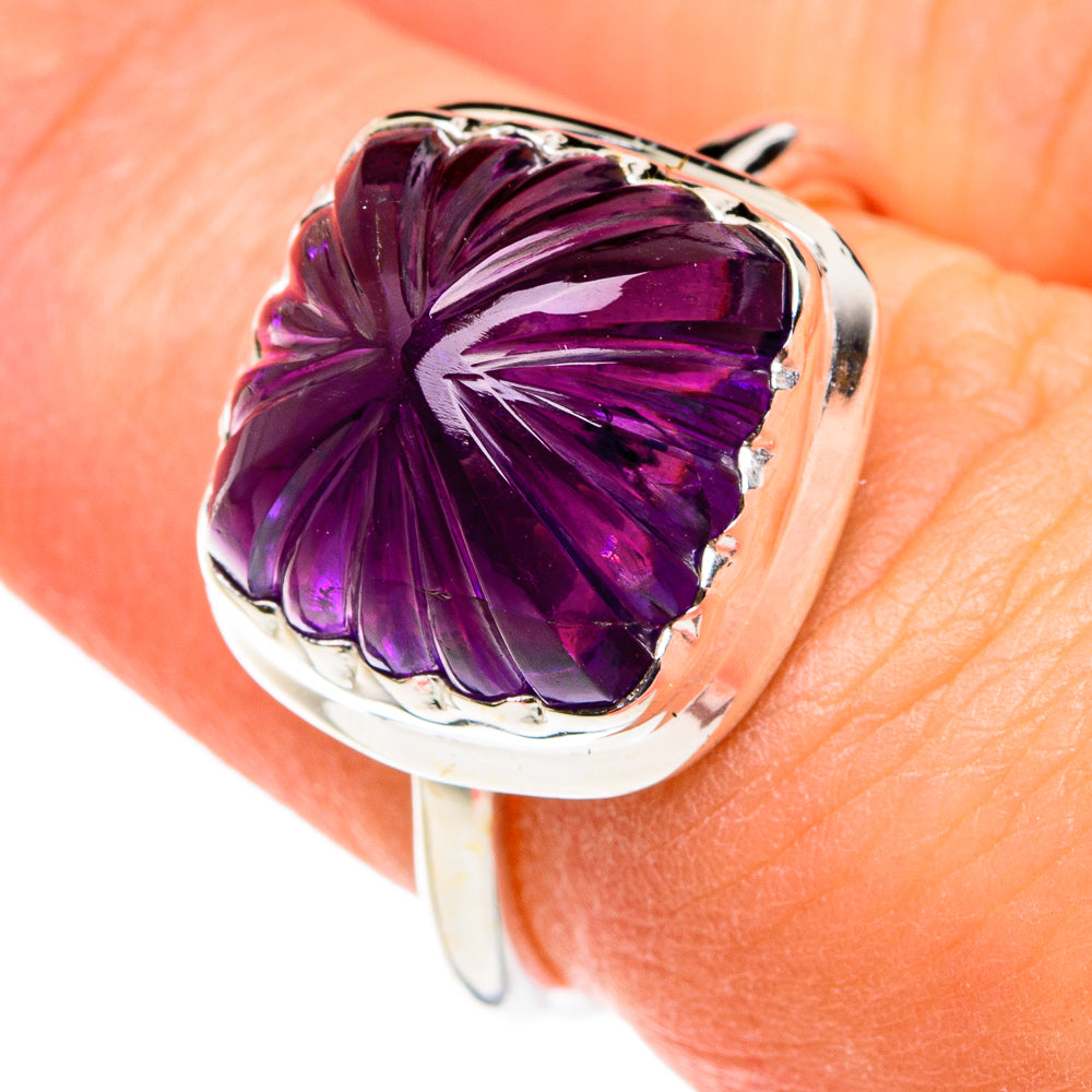 Amethyst Rings handcrafted by Anasilvercos - RING77399