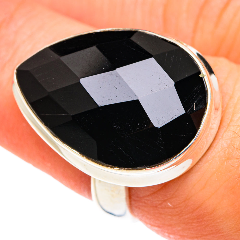 Black Onyx Rings handcrafted by Anasilvercos - RING77404
