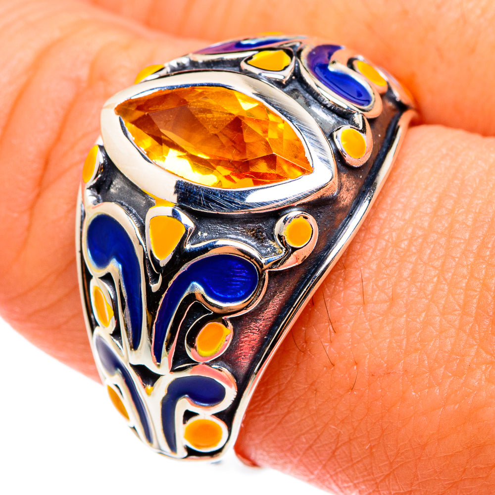 Citrine Rings handcrafted by Anasilvercos - RING77407