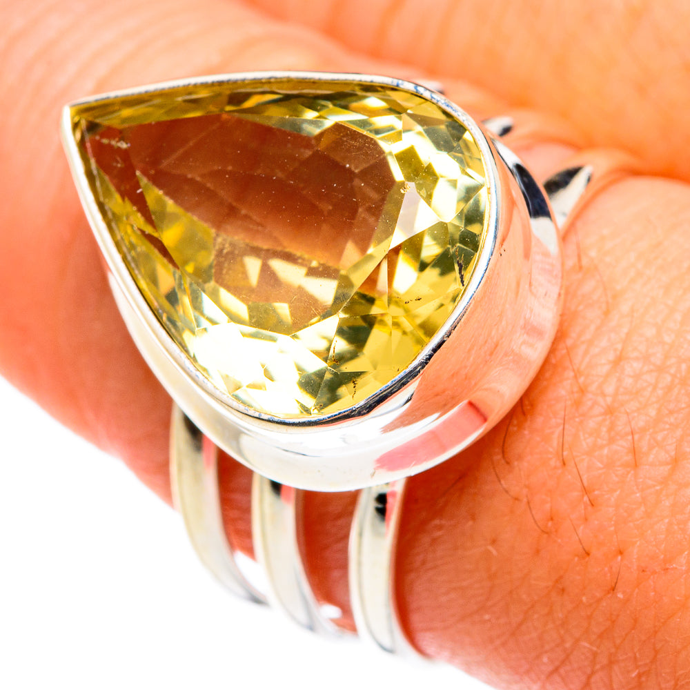 Citrine Rings handcrafted by Anasilvercos - RING77410