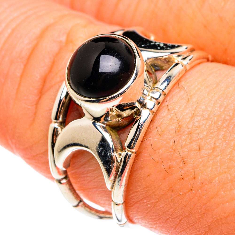 Black Onyx Rings handcrafted by Anasilvercos - RING77436