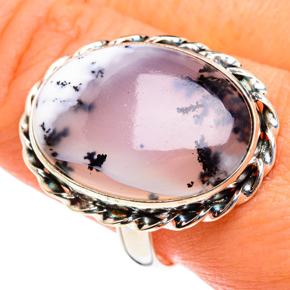 Dendritic Opal Rings handcrafted by Anasilvercos - RING77439