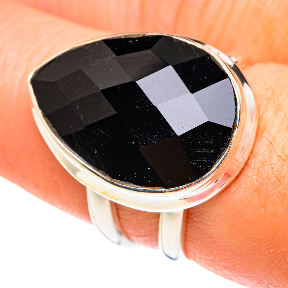Black Onyx Rings handcrafted by Anasilvercos - RING77470