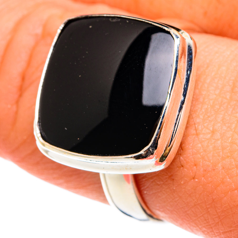 Black Onyx Rings handcrafted by Anasilvercos - RING77471