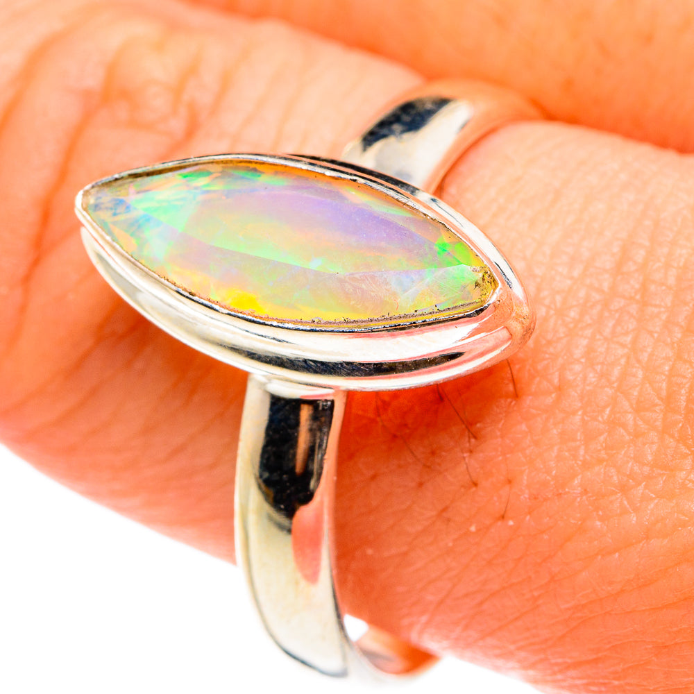 Ethiopian Opal Rings handcrafted by Anasilvercos - RING77476