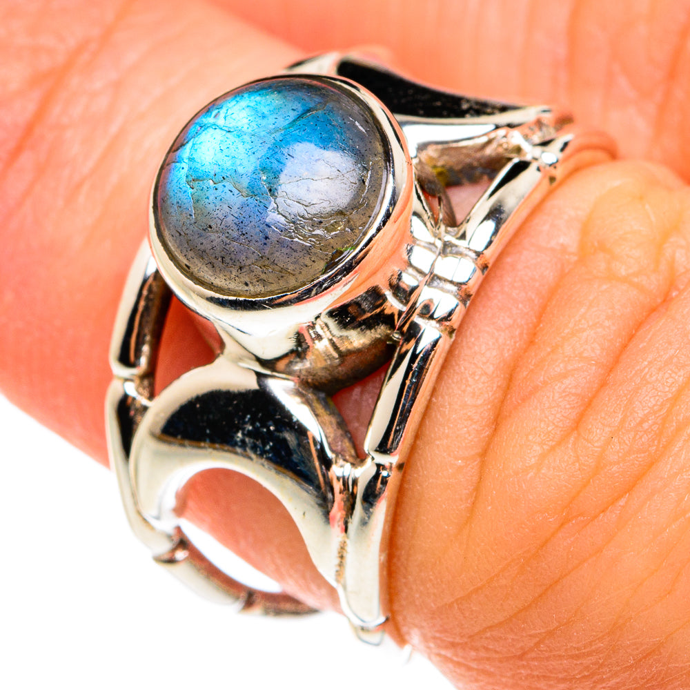 Labradorite Rings handcrafted by Anasilvercos - RING77484