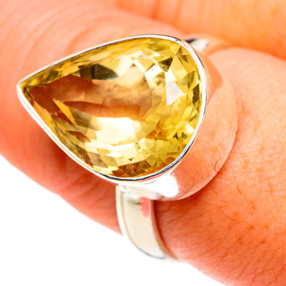 Citrine Rings handcrafted by Anasilvercos - RING77489