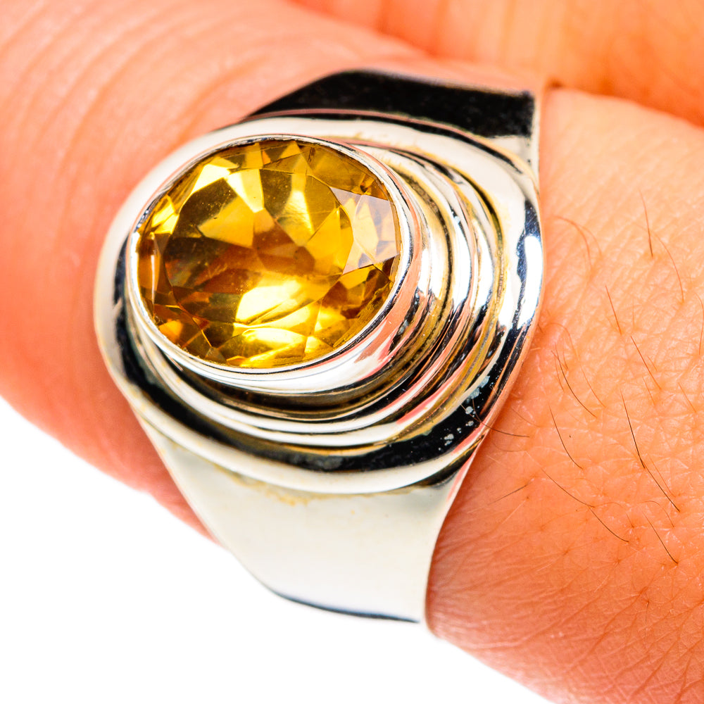 Citrine Rings handcrafted by Anasilvercos - RING77490