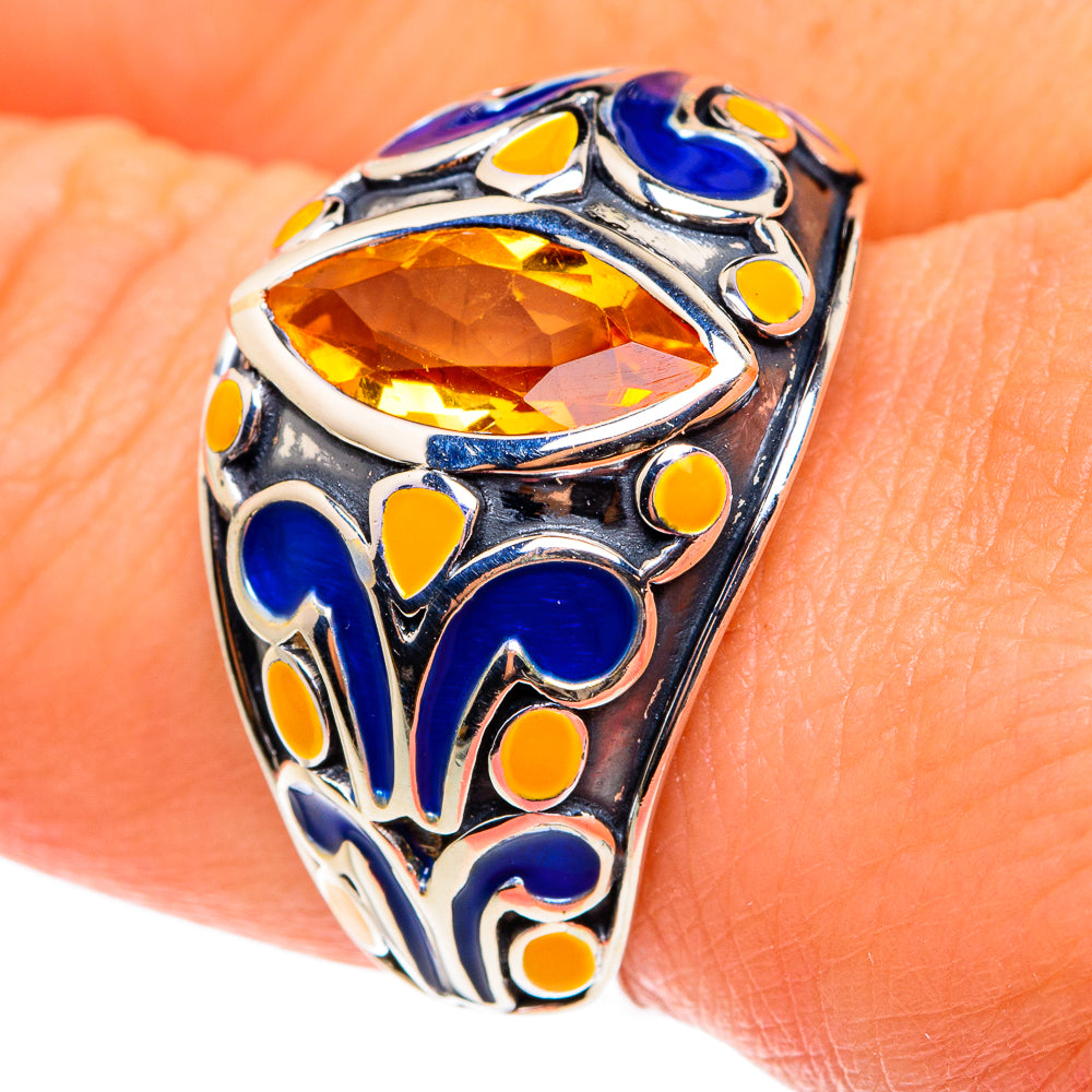 Citrine Rings handcrafted by Anasilvercos - RING77509