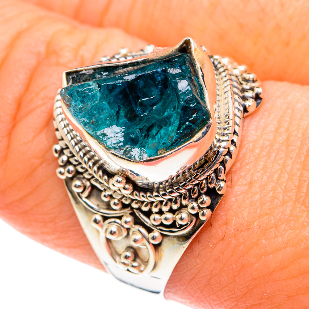 Apatite Rings handcrafted by Anasilvercos - RING77608