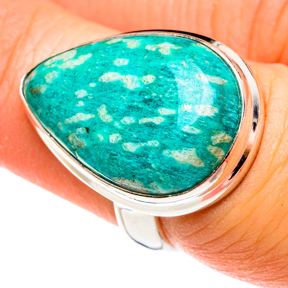 Amazonite Rings handcrafted by Anasilvercos - RING77615