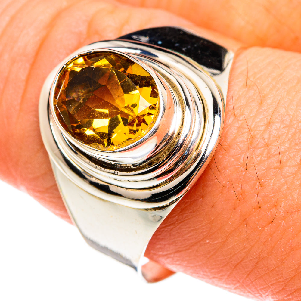 Citrine Rings handcrafted by Anasilvercos - RING77617
