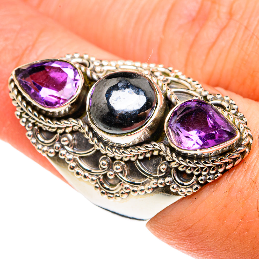 Hematite Rings handcrafted by Anasilvercos - RING77627