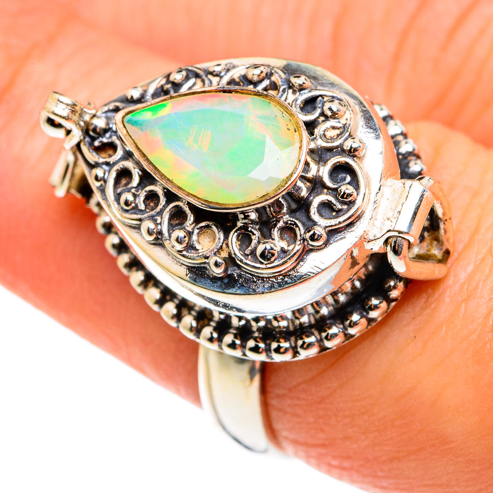 Ethiopian Opal Rings handcrafted by Anasilvercos - RING77639