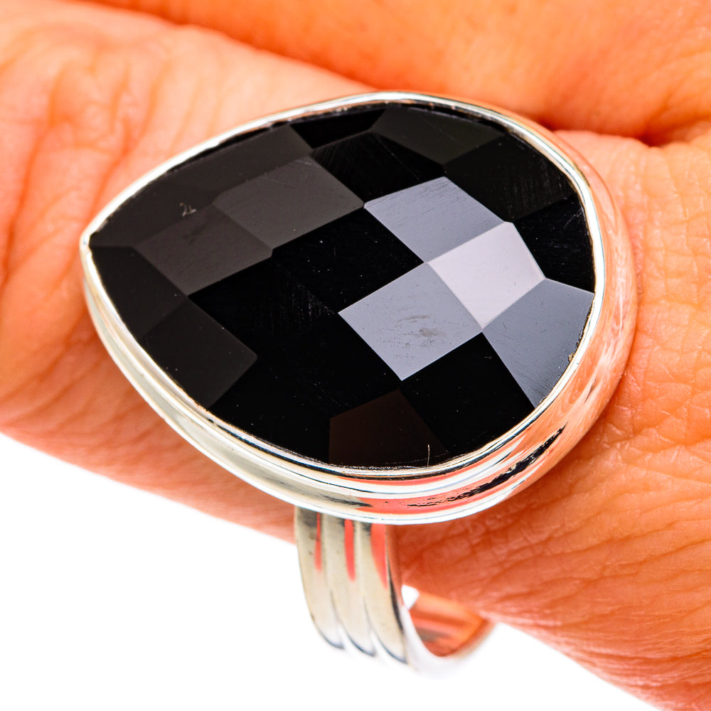 Black Onyx Rings handcrafted by Anasilvercos - RING77676