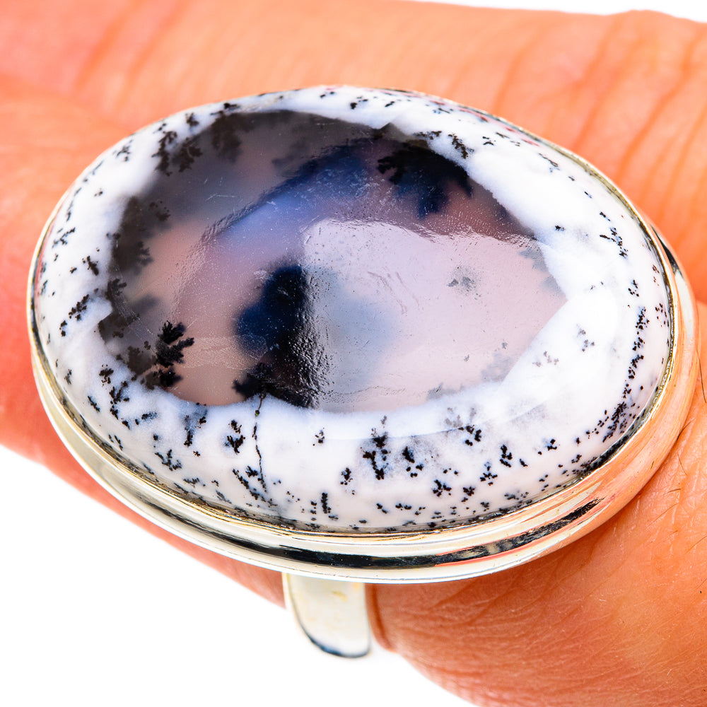 Dendritic Opal Rings handcrafted by Anasilvercos - RING77678