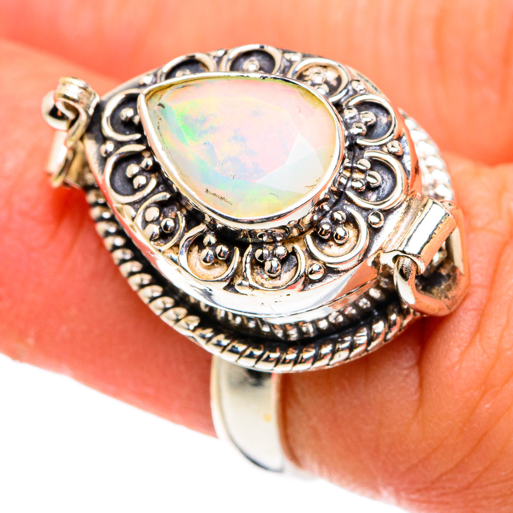 Ethiopian Opal Rings handcrafted by Anasilvercos - RING77687