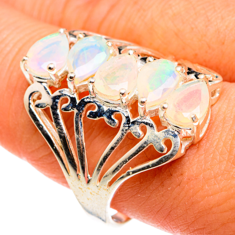 Ethiopian Opal Rings handcrafted by Anasilvercos - RING77690