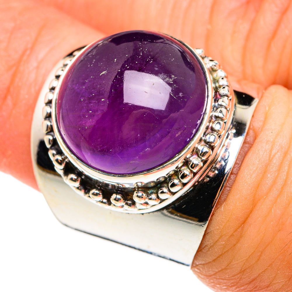Amethyst Rings handcrafted by Anasilvercos - RING77715