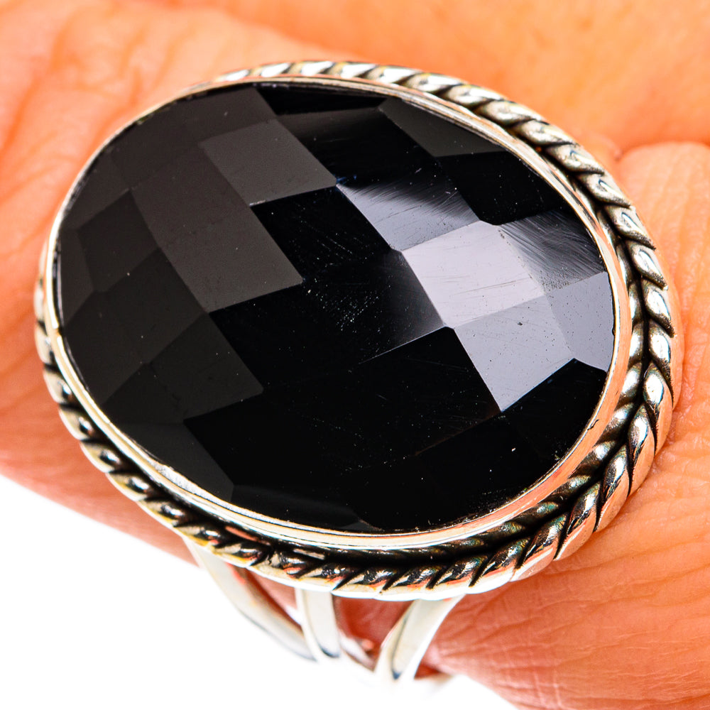 Black Onyx Rings handcrafted by Anasilvercos - RING77717