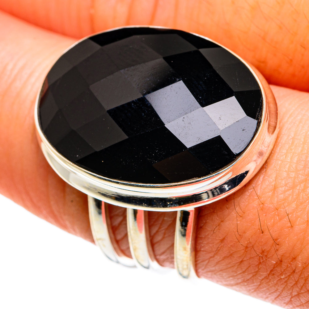 Black Onyx Rings handcrafted by Anasilvercos - RING77718