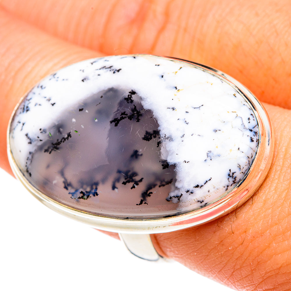 Dendritic Opal Rings handcrafted by Anasilvercos - RING77720