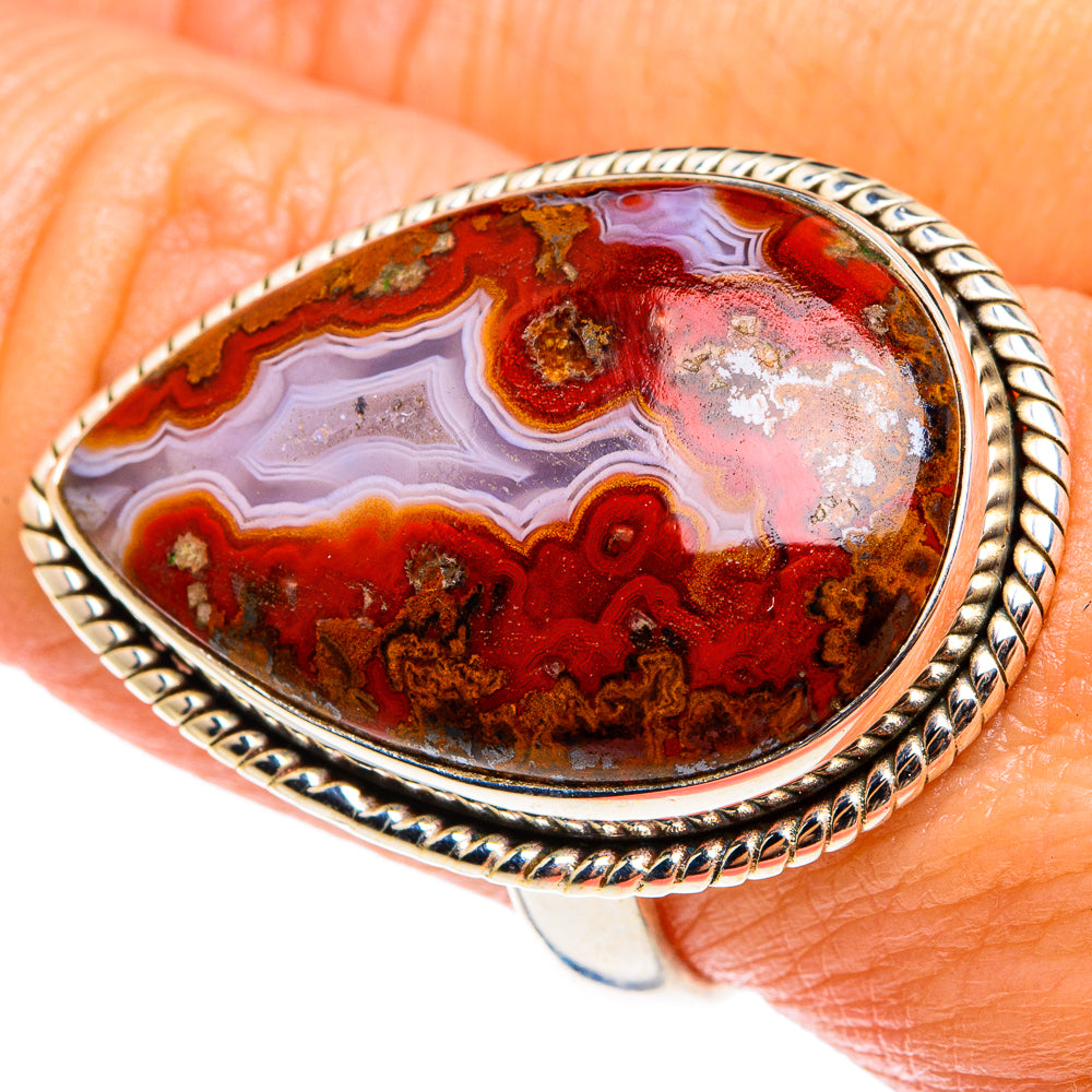 Moroccan Agate Rings handcrafted by Anasilvercos - RING77740