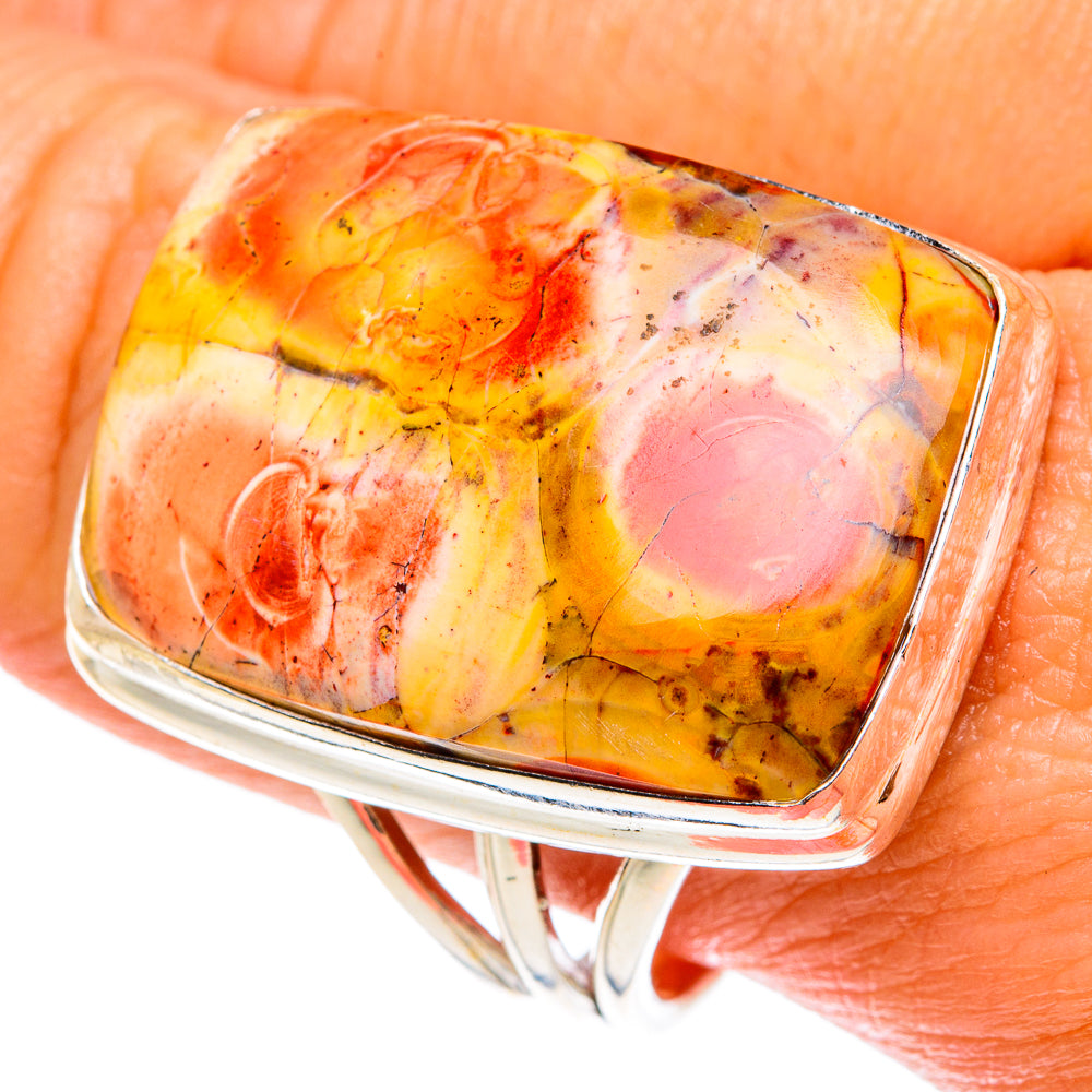 Poppy Jasper Rings handcrafted by Anasilvercos - RING77742