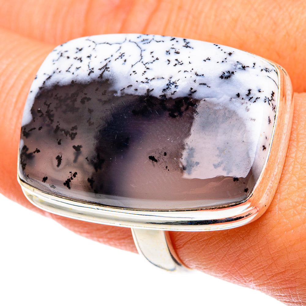 Dendritic Opal Rings handcrafted by Anasilvercos - RING77760