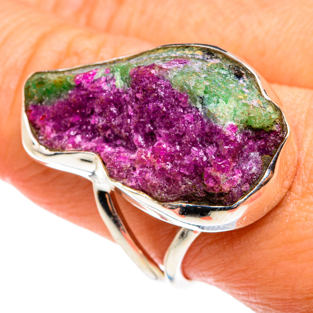 Ruby Zoisite Rings handcrafted by Anasilvercos - RING77767