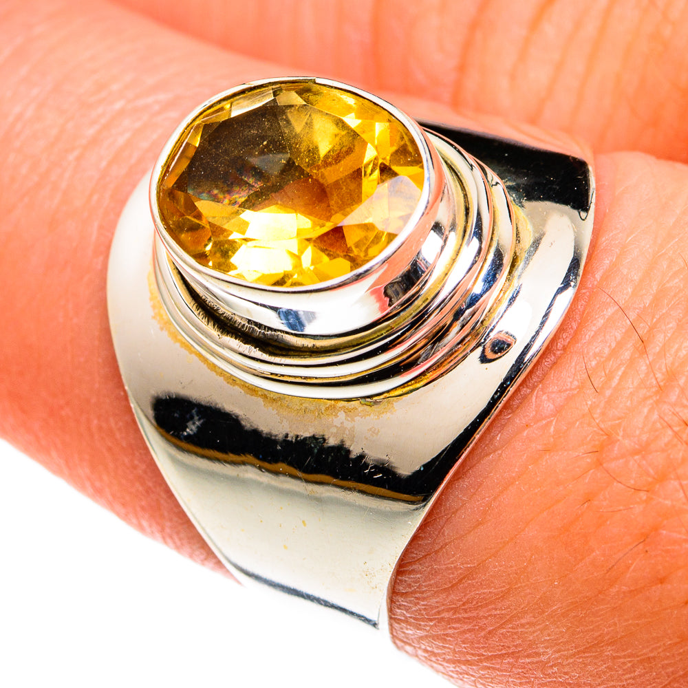 Citrine Rings handcrafted by Anasilvercos - RING77795