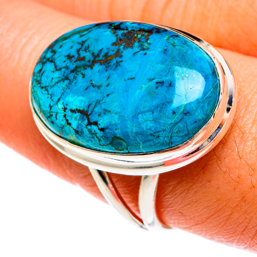 Chrysocolla Rings handcrafted by Anasilvercos - RING77821
