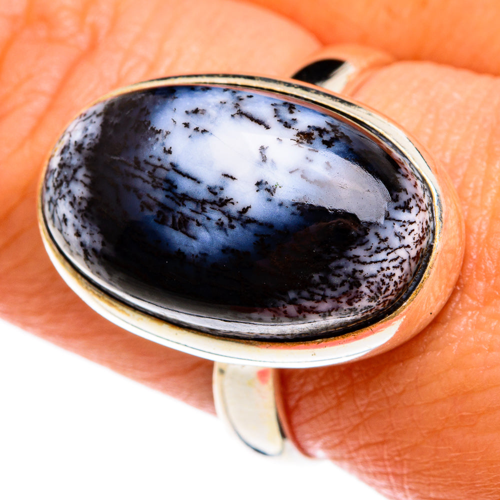 Dendritic Opal Rings handcrafted by Anasilvercos - RING77841