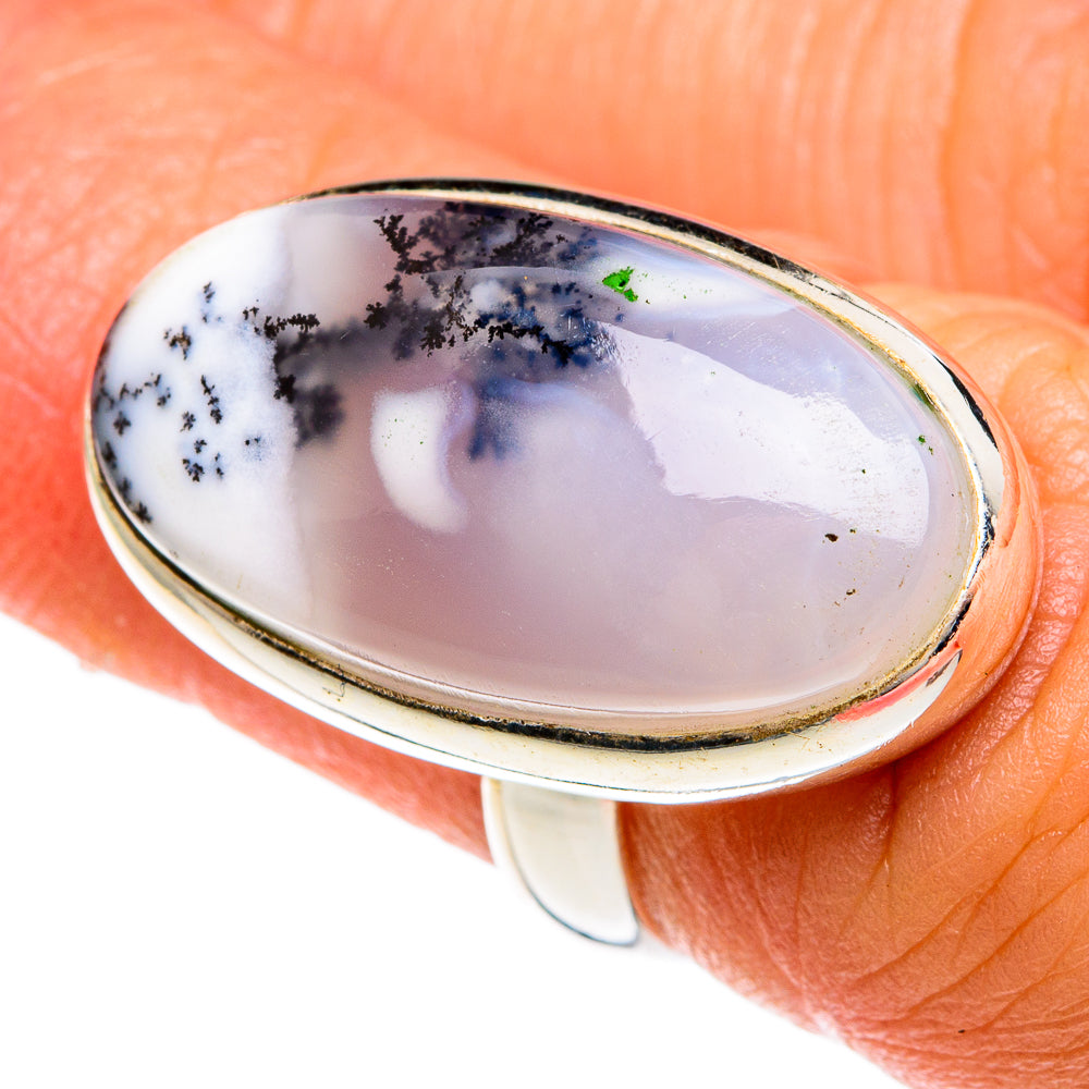 Dendritic Opal Rings handcrafted by Anasilvercos - RING77845
