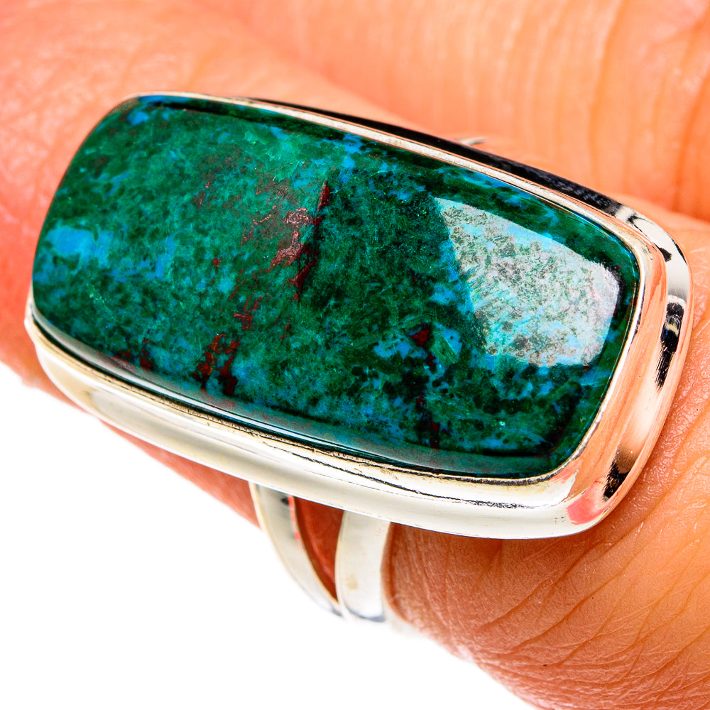 Chrysocolla Rings handcrafted by Anasilvercos - RING77855