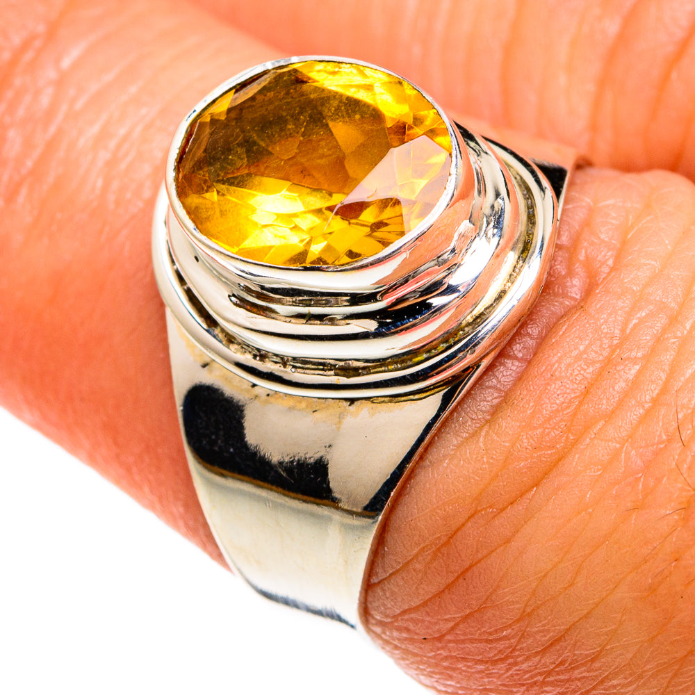 Citrine Rings handcrafted by Anasilvercos - RING77859