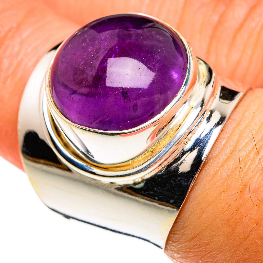 Amethyst Rings handcrafted by Anasilvercos - RING77897
