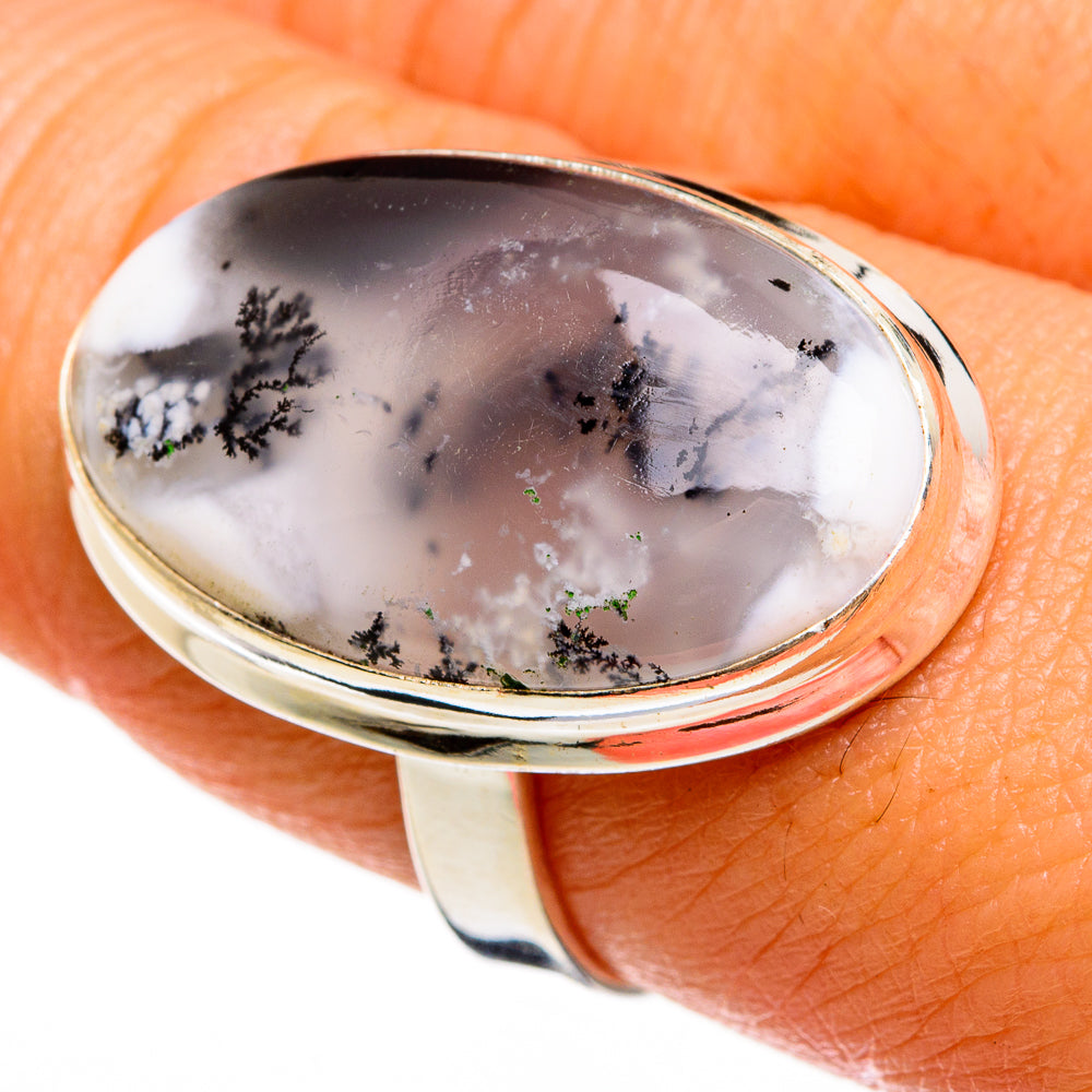 Dendritic Opal Rings handcrafted by Anasilvercos - RING77937