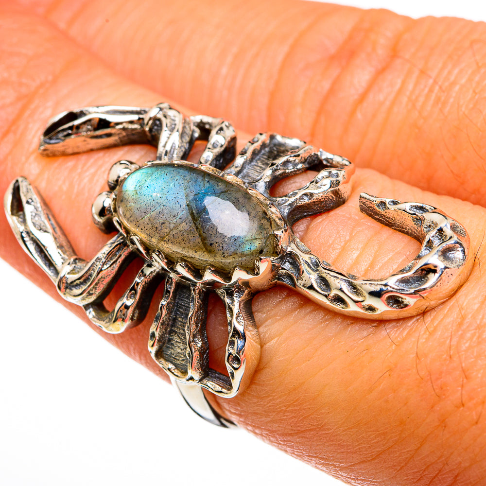 Labradorite Rings handcrafted by Anasilvercos - RING77946