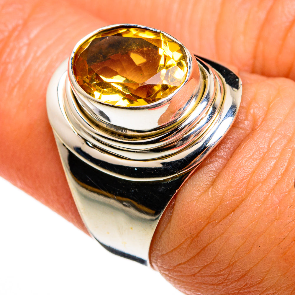 Citrine Rings handcrafted by Anasilvercos - RING77953