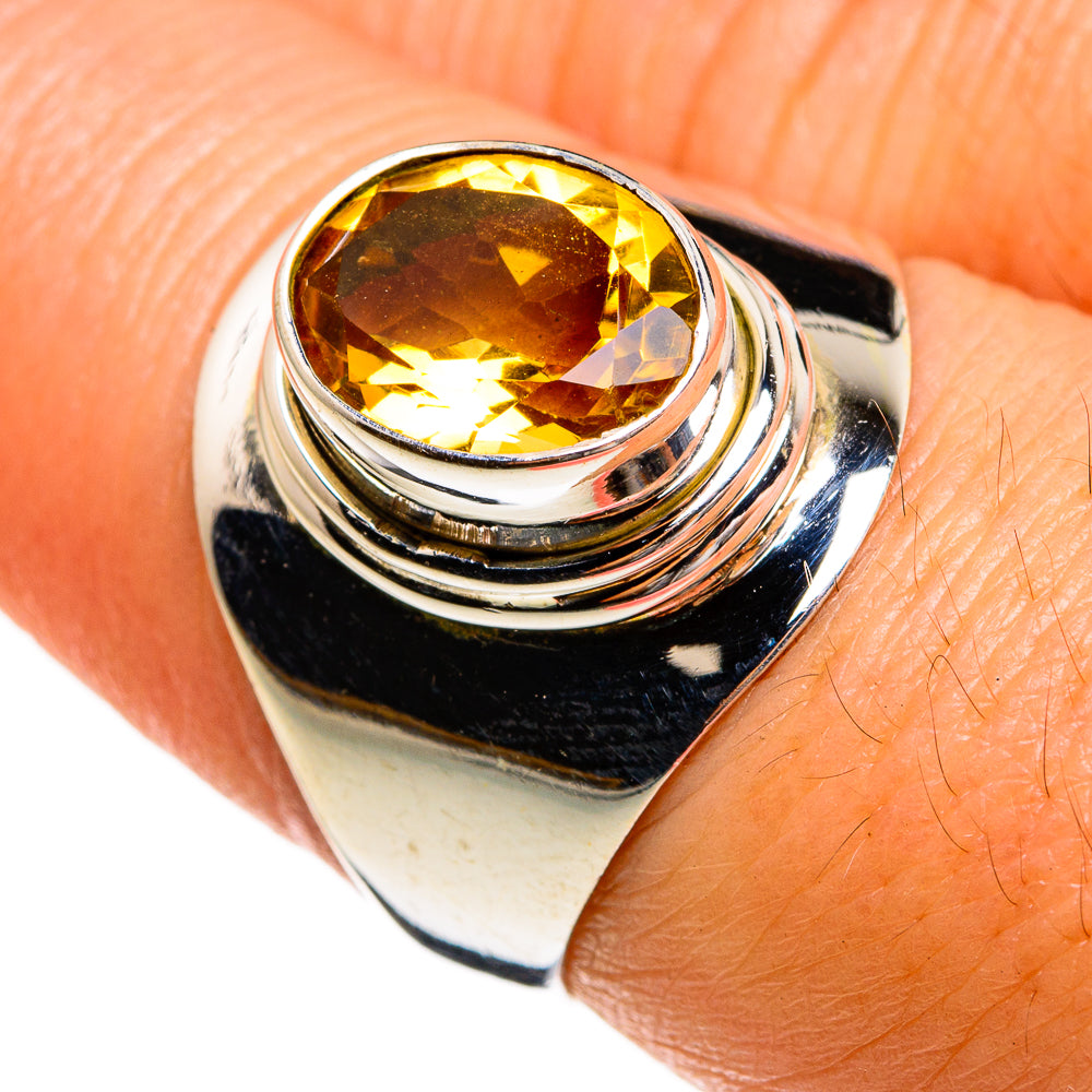 Citrine Rings handcrafted by Anasilvercos - RING77955